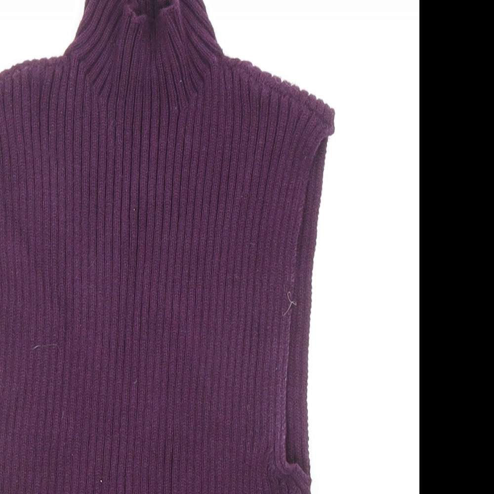 Womens UK Size S Zara Purple Pullover Jumper