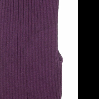 Womens UK Size S Zara Purple Pullover Jumper