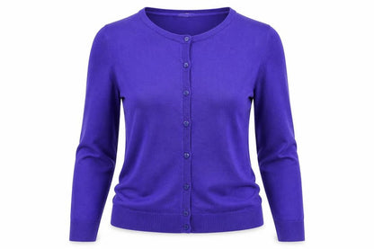 Womens UK Size 10 BHS Blue Cardigan Jumper