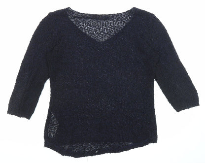 Womens UK Size S Only Black Pullover Jumper