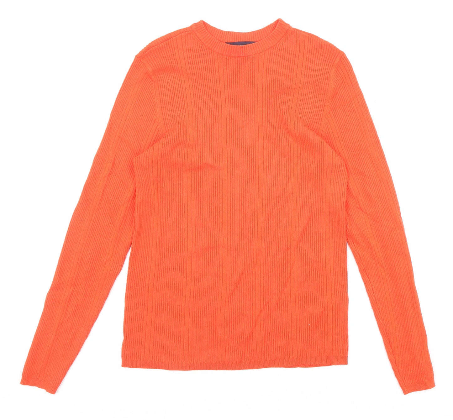 Womens UK Size 12 Marks and Spencer Orange Pullover Jumper
