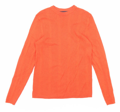Womens UK Size 12 Marks and Spencer Orange Pullover Jumper