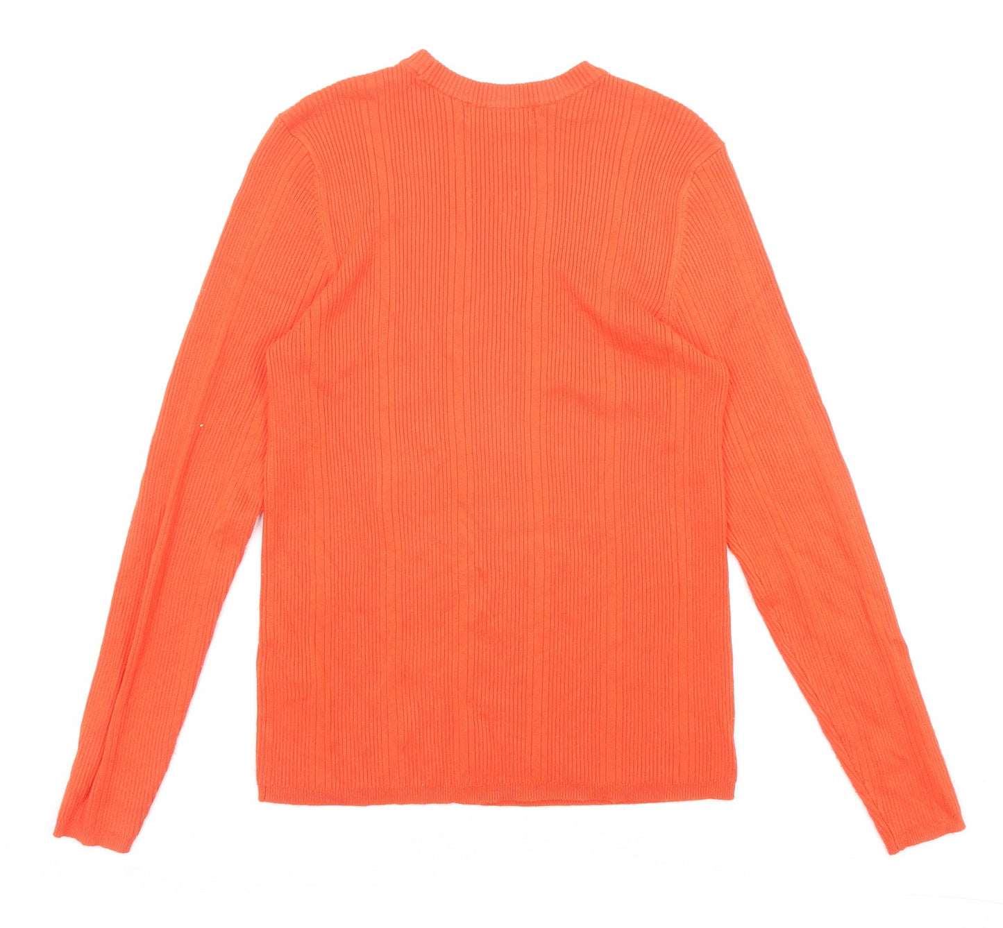 Womens UK Size 12 Marks and Spencer Orange Pullover Jumper