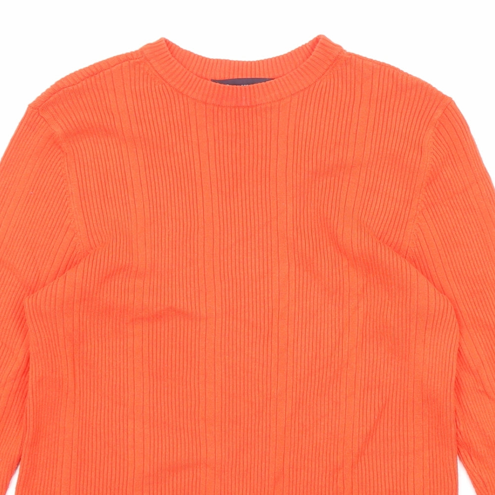 Womens UK Size 12 Marks and Spencer Orange Pullover Jumper