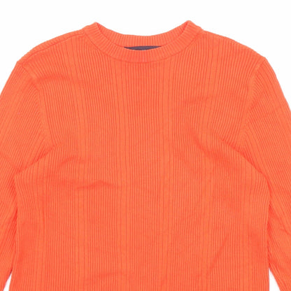 Womens UK Size 12 Marks and Spencer Orange Pullover Jumper