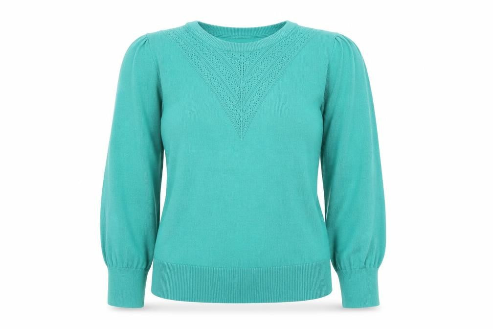 Womens UK Size L Wallis Green Pullover Jumper