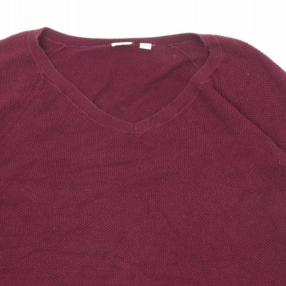 Womens UK Size M Gap Purple Pullover Jumper
