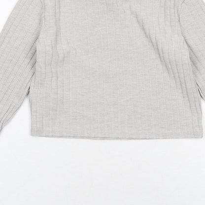 Womens UK Size XS H&M Grey Pullover Jumper