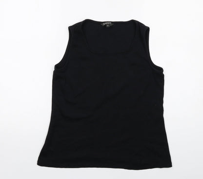Womens UK Size 14 Bonmarché Black Basic Tank