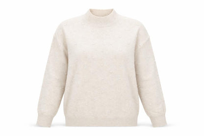 Womens UK Size S Oasis Beige Pullover Jumper