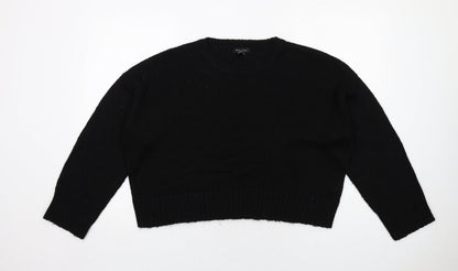 Womens UK Size L New Look Black Pullover Jumper