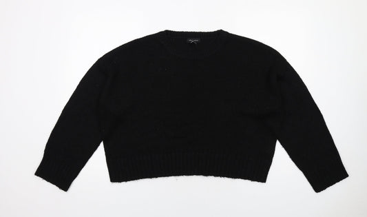 Womens UK Size L New Look Black Pullover Jumper