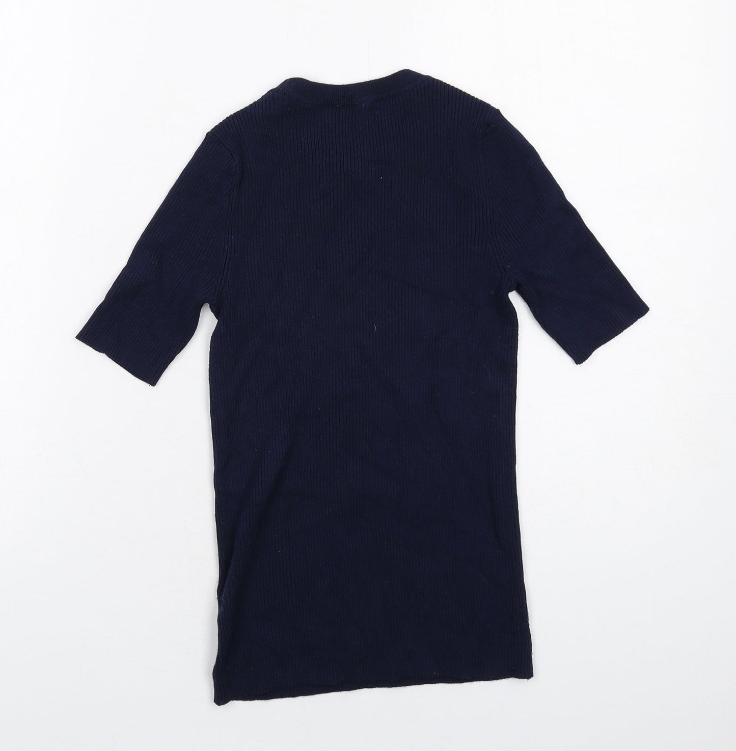 Womens UK Size S Marks and Spencer Blue Pullover Jumper
