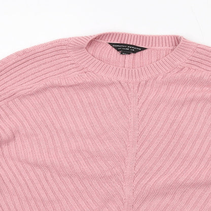 Womens UK Size 8 Dorothy Perkins Pink Pullover Jumper