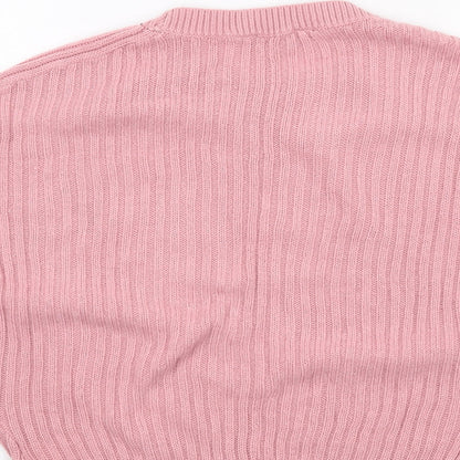 Womens UK Size 8 Dorothy Perkins Pink Pullover Jumper