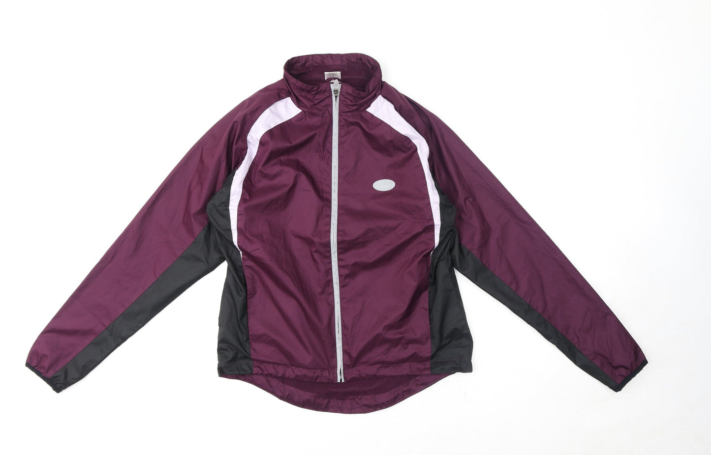 Womens UK Size 12 Crane Sports Purple Windbreaker Coat