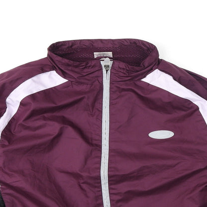 Womens UK Size 12 Crane Sports Purple Windbreaker Coat