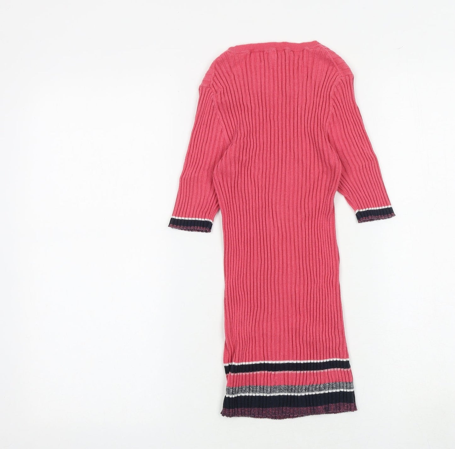 Womens UK Size 10 NEXT Pink Basic Blouse