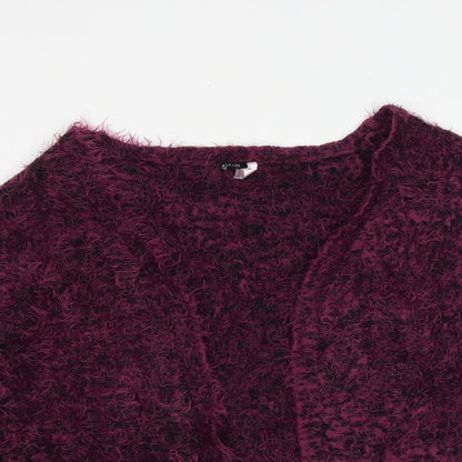 Womens UK Size S H&M Purple Cardigan Jumper