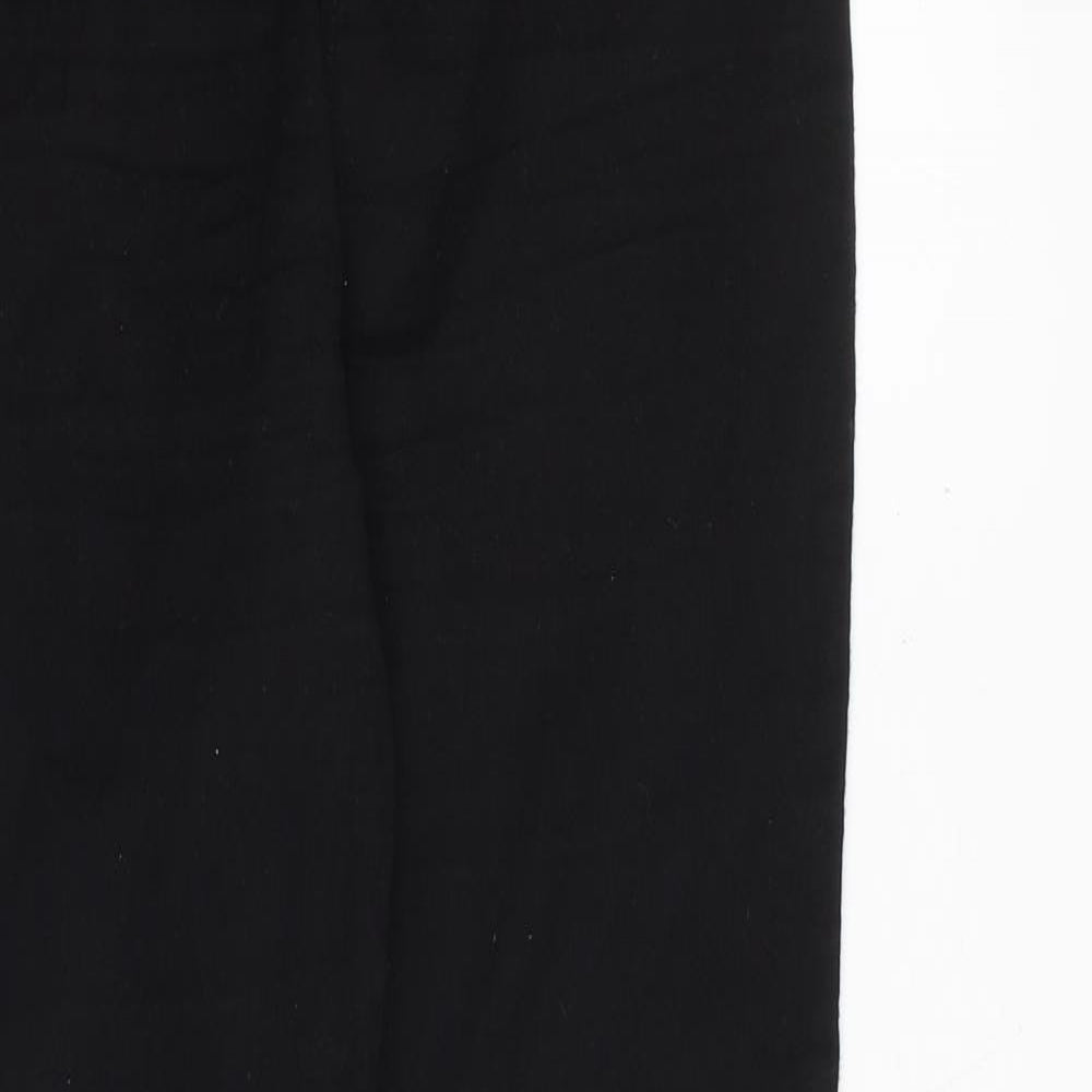 Womens UK Size 10 Papaya Regular Fit Jegging Black Jeans