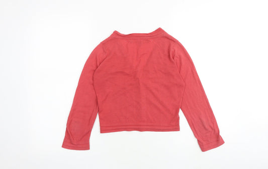 Womens UK Size XS French Connection Pink Cardigan Jumper