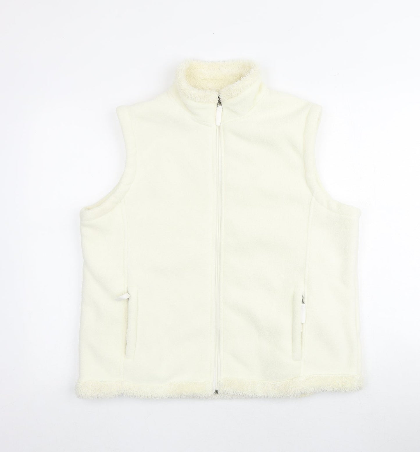 Womens UK Size L Anna Rose Ivory Gilet