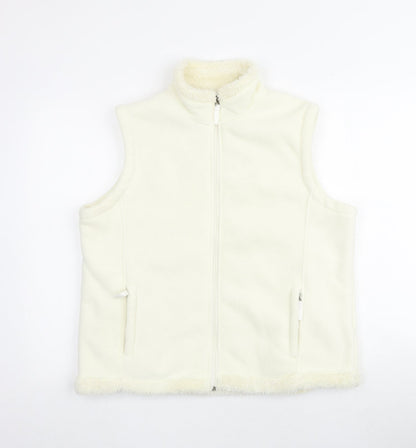 Womens UK Size L Anna Rose Ivory Gilet
