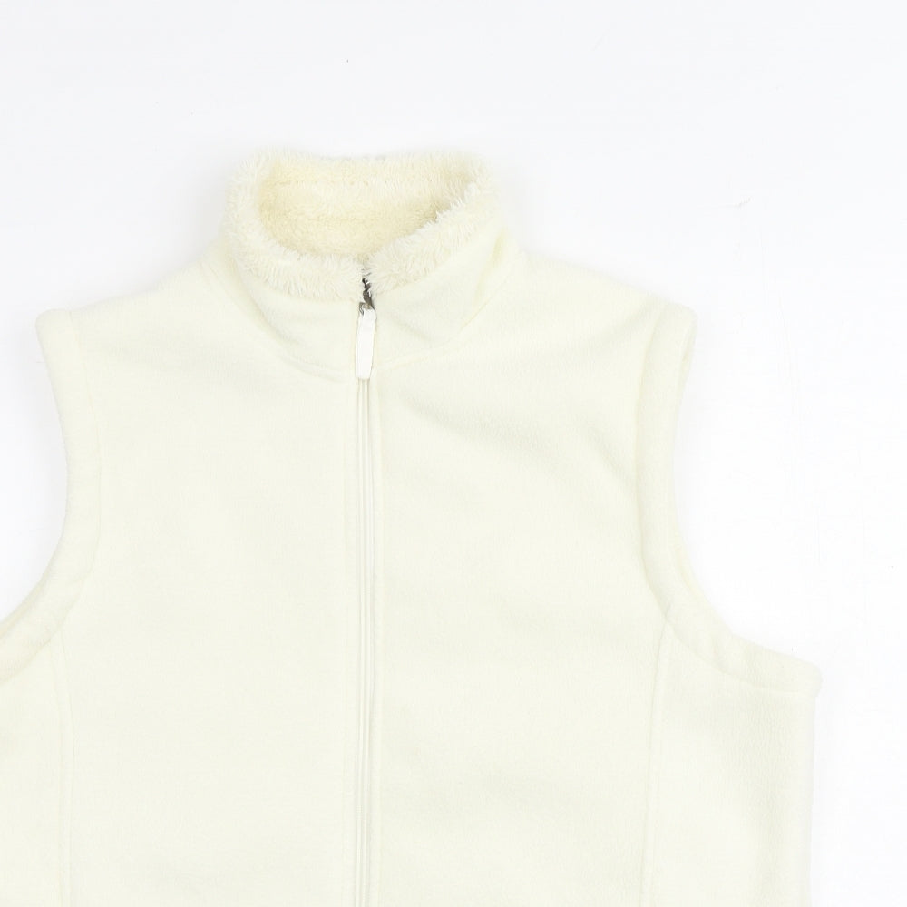 Womens UK Size L Anna Rose Ivory Gilet