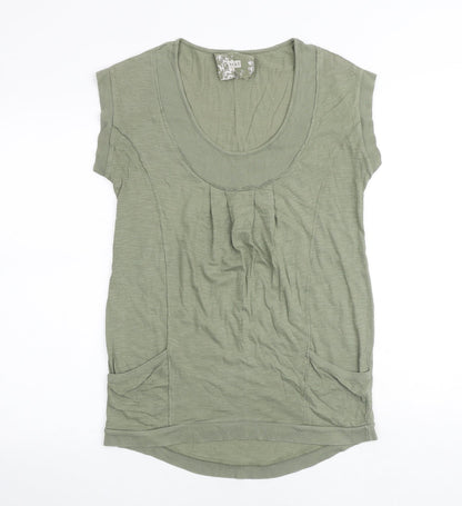 Womens UK Size S NEXT Green Tunic T-Shirt