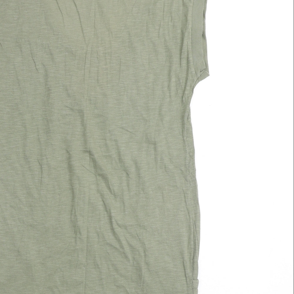 Womens UK Size S NEXT Green Tunic T-Shirt