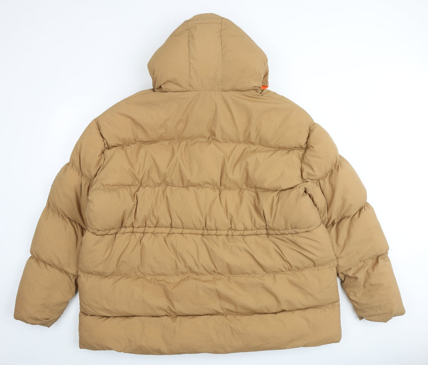 Womens UK Size M PRETTYLITTLETHING Brown Puffer Jacket