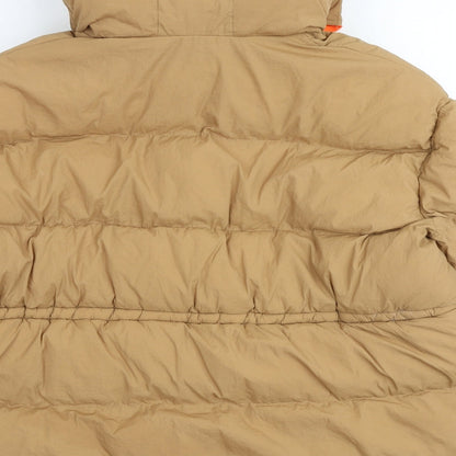 Womens UK Size M PRETTYLITTLETHING Brown Puffer Jacket