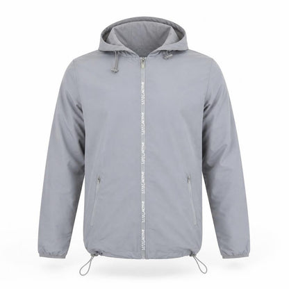 boohooMAN Mens Grey Jacket Size XS Zip