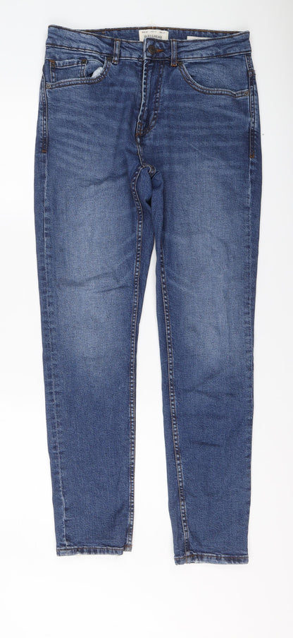 Mens UK Size 30 in Pull&Bear Slim Fit Straight Blue Jeans