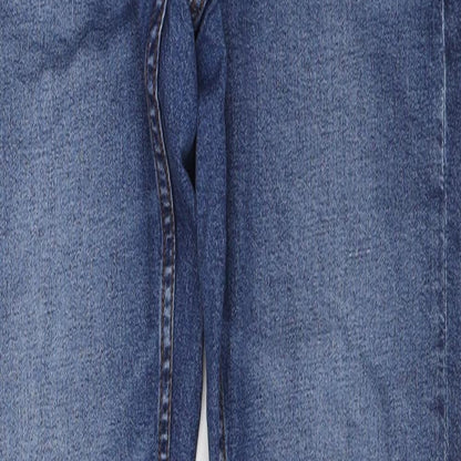 Mens UK Size 30 in Pull&Bear Slim Fit Straight Blue Jeans