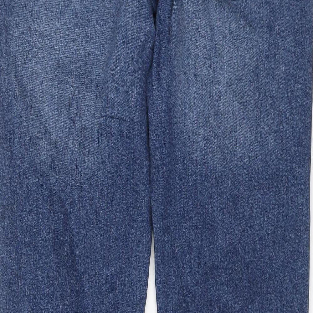 Mens UK Size 30 in Pull&Bear Slim Fit Straight Blue Jeans
