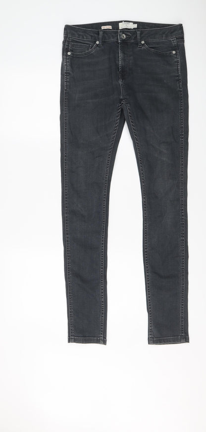 Mens UK Size 30 in Topman Regular Fit Skinny Blue Jeans