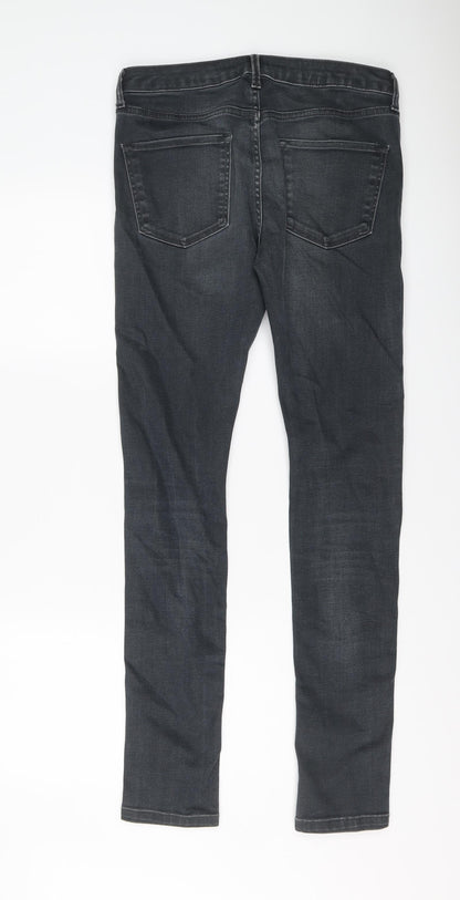 Mens UK Size 30 in Topman Regular Fit Skinny Blue Jeans