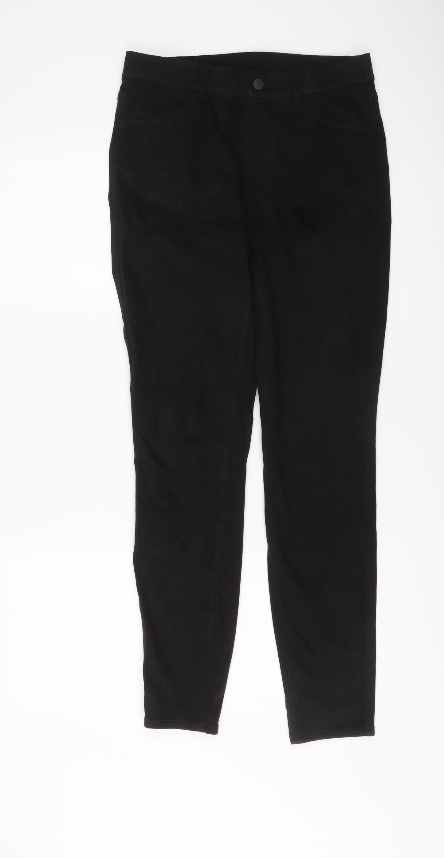 Uniqlo Womens Black Cotton Jegging Jeans Size 28 in L28 in Regular
