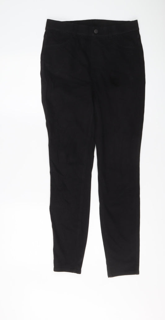 Uniqlo Womens Black Cotton Jegging Jeans Size 28 in L28 in Regular