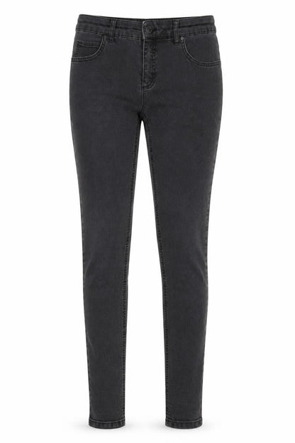 Womens UK Size 10 Oui Regular Fit Skinny Grey Jeans