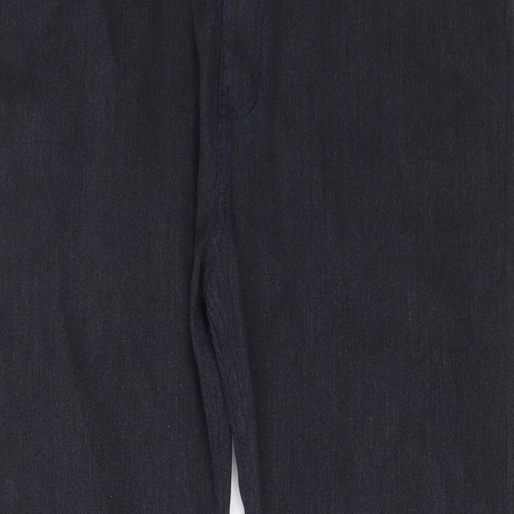 Womens UK Size 38 Marks and Spencer Regular Fit  Blue Trousers