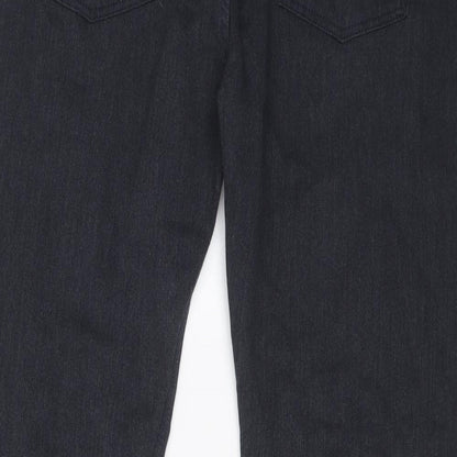 Womens UK Size 38 Marks and Spencer Regular Fit  Blue Trousers
