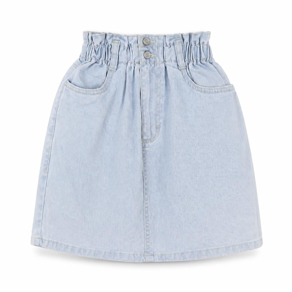 Womens UK Size 8 New Look A-Line Denim Skirt