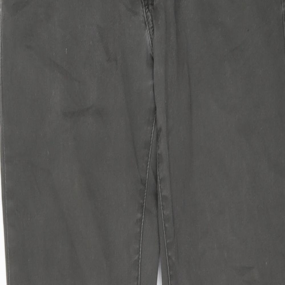 Gap Mens Grey Cotton Straight Jeans Size 29 in L30 in Regular Button