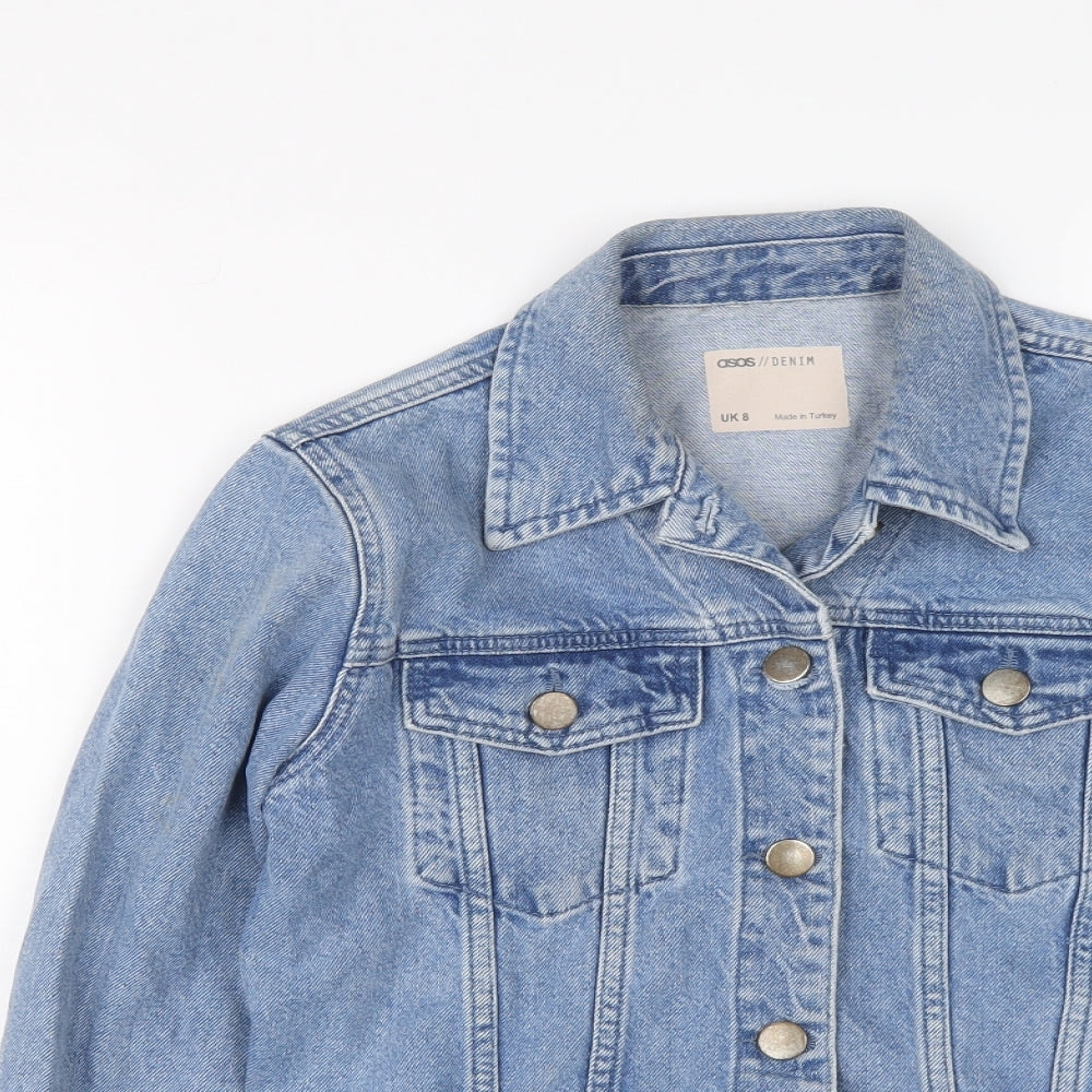 Womens UK Size 8 ASOS Blue Jacket