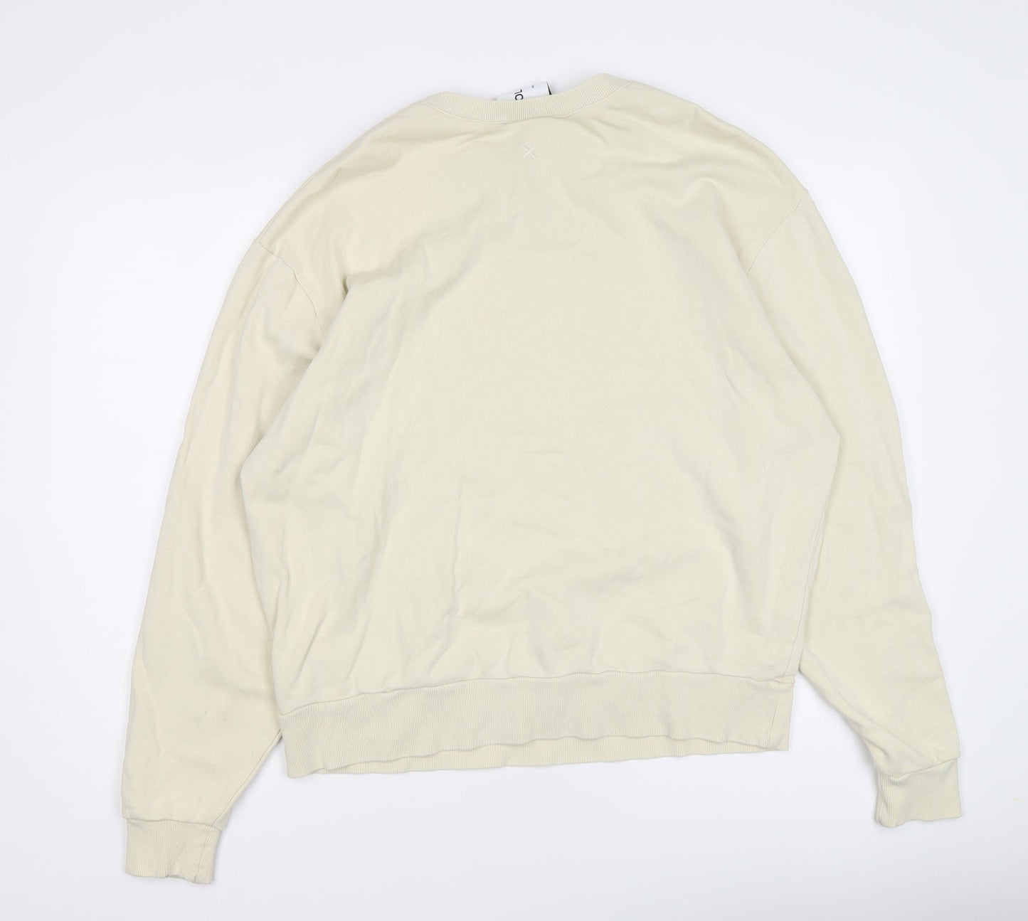 Womens UK Size M COLLUSION Yellow Pullover Sweatshirt