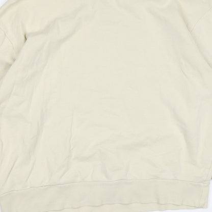 Womens UK Size M COLLUSION Yellow Pullover Sweatshirt