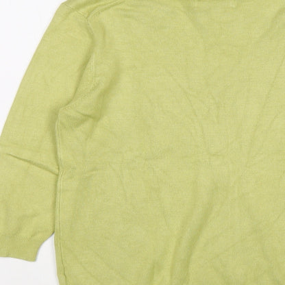Womens UK Size 10 Marks and Spencer Green Pullover Jumper