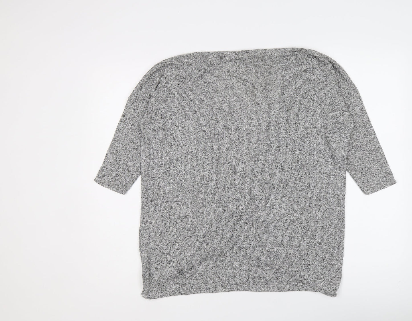 Womens UK Size 10 River Island Grey Pullover Jumper